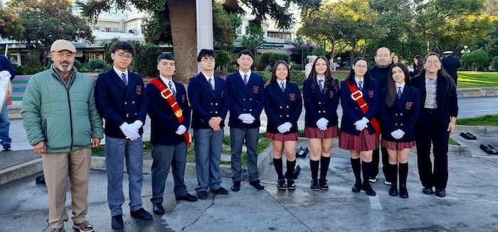 Colegio SS.CC. Monjas Francesas participó en desfile en homenaje a las Glorias Navales en Viña del Mar