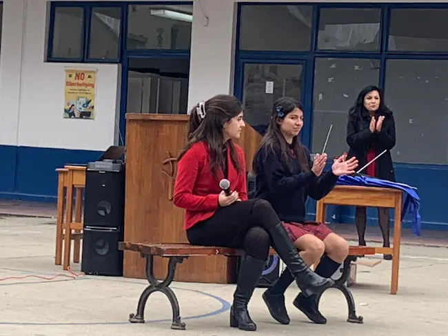 Homenaje María Luis Bombal Colegio SSCC Monjas Francesas Viña del Mar
