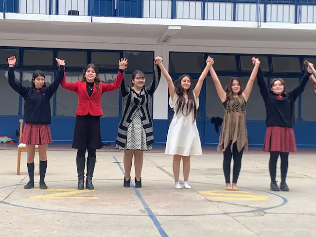 Homenaje María Luis Bombal Colegio SSCC Monjas Francesas Viña del Mar
