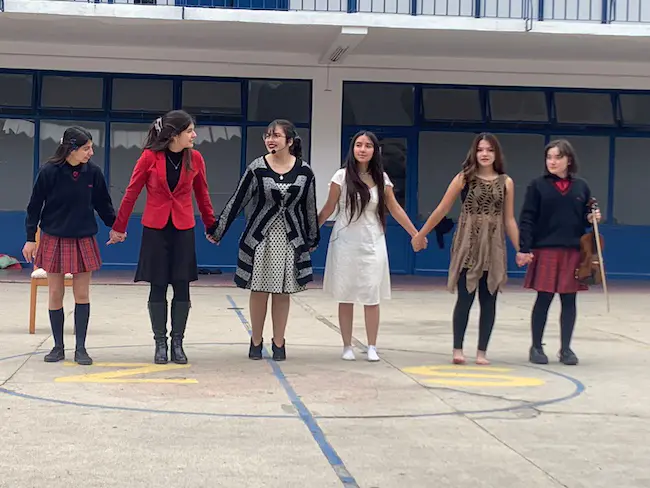 Homenaje María Luis Bombal Colegio SSCC Monjas Francesas Viña del Mar