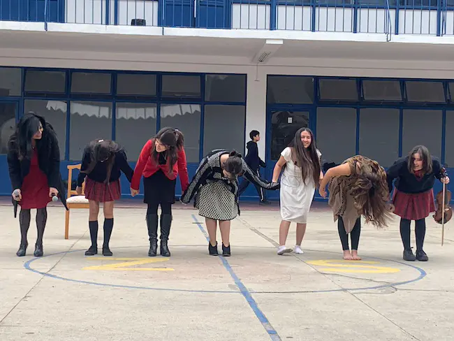 Homenaje María Luis Bombal Colegio SSCC Monjas Francesas Viña del Mar