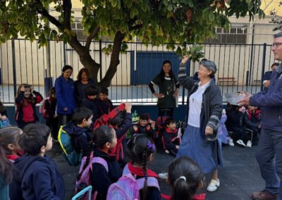 Inauguración juego de madera parvulario Monjas Francesas