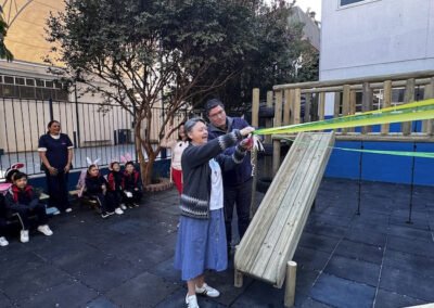 Inauguración juego de madera parvulario Monjas Francesas