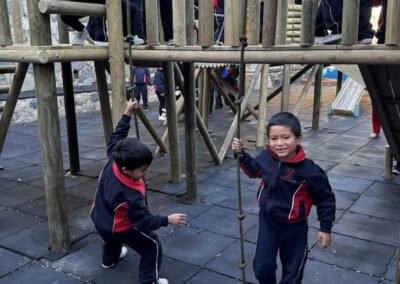 Inauguración juego de madera parvulario Monjas Francesas