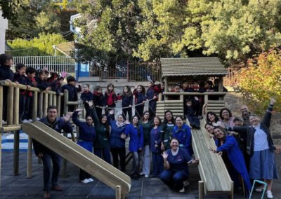 Inauguración juego de madera parvulario Monjas Francesas