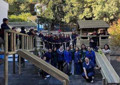 Inauguración juego de madera parvulario Monjas Francesas