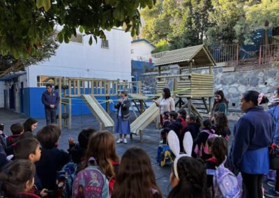 Inauguración juego de madera parvulario Monjas Francesas