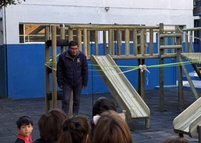 Inauguración juego de madera parvulario Monjas Francesas