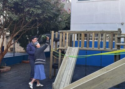 Inauguración juego de madera parvulario Monjas Francesas