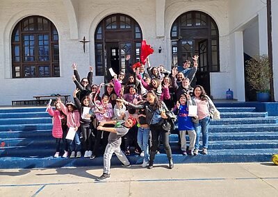 Jornada Padres e Hijos 3ºs y 4º Básico colegio ss.cc. viña del Mar monjas francesas