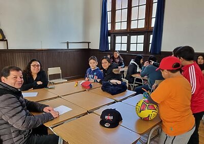 Jornada Padres e Hijos 3ºs y 4º Básico colegio ss.cc. viña del Mar monjas francesas