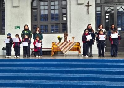 Valor de la entrega acto cívico monjas francesas sscc viña del mar