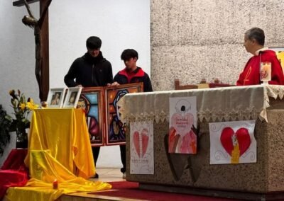 Fiesta de los Sagrados Corazones monjas francesas VIña del Mar