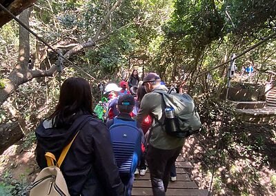 Visita Parque Tricao colegio sscc Viña del Mar Monjas francesas