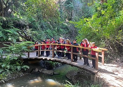 Visita Parque Tricao colegio sscc Viña del Mar Monjas francesas