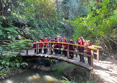 Visita Parque Tricao colegio sscc Viña del Mar Monjas francesas