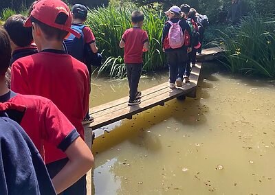 Visita Parque Tricao colegio sscc Viña del Mar Monjas francesas