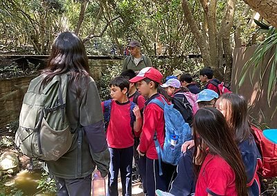 Visita Parque Tricao colegio sscc Viña del Mar Monjas francesas