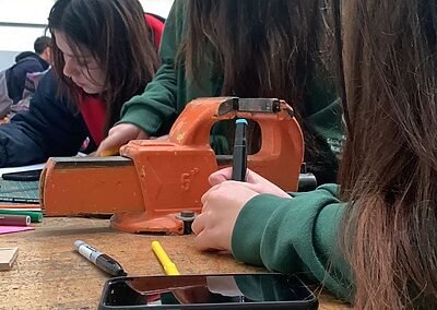 Estudiantes de IV medio colegio SSCC viña del mar Monjas Francesas visitan Universidad técnica Federico Santa María